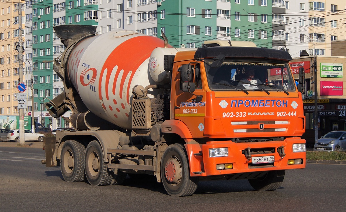 Удмуртия, № У 365 НТ 18 — КамАЗ-6520-A5(48)