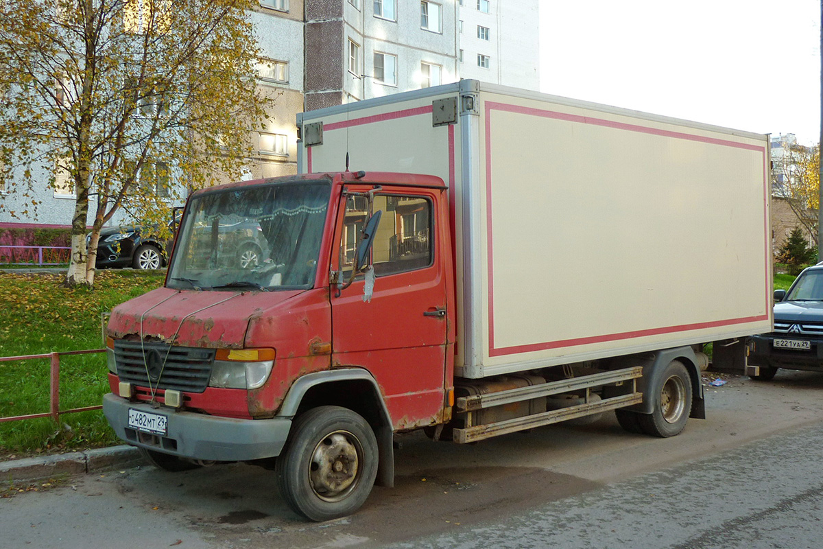 Архангельская область, № О 482 МТ 29 — Mercedes-Benz Vario (общ.м)
