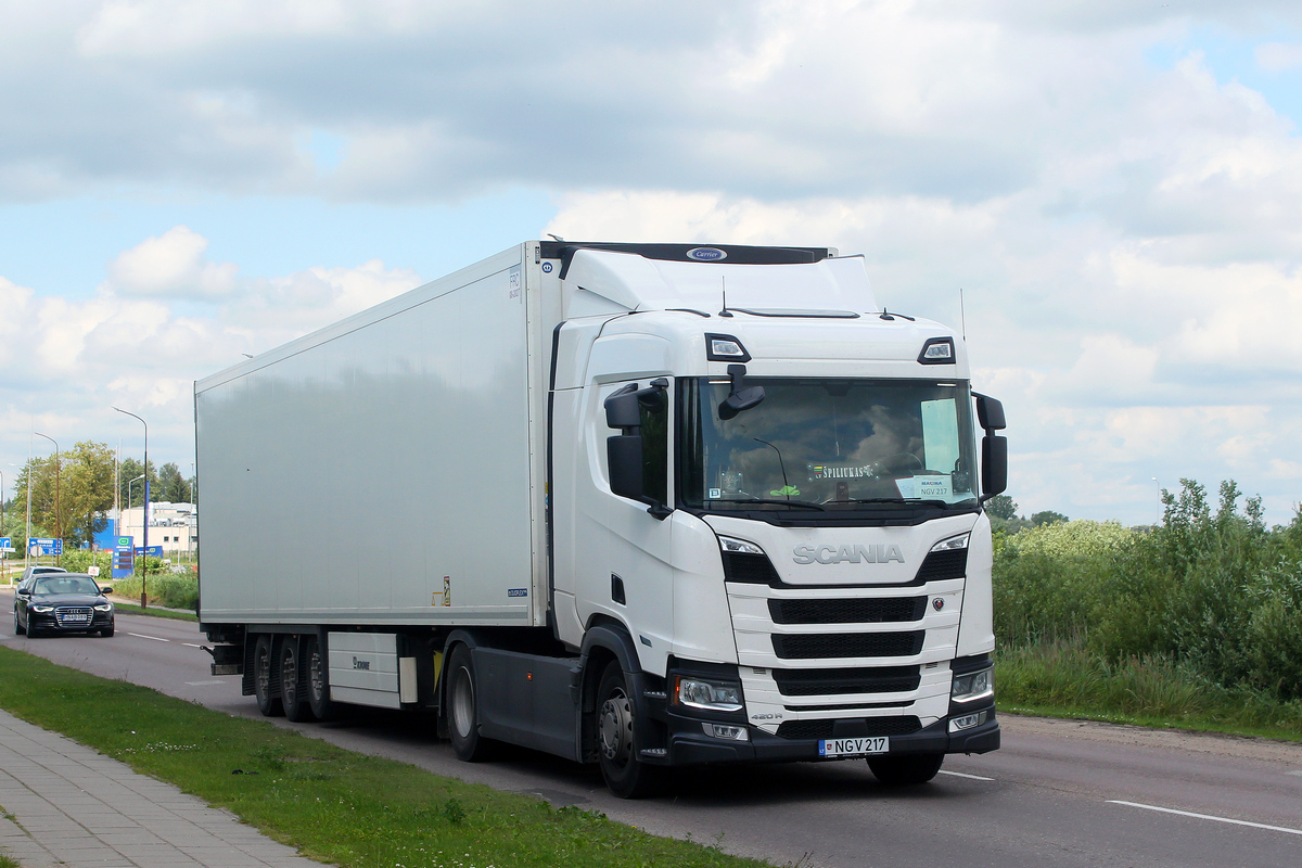Литва, № NGV 217 — Scania ('2016) R-Series (общ. м)