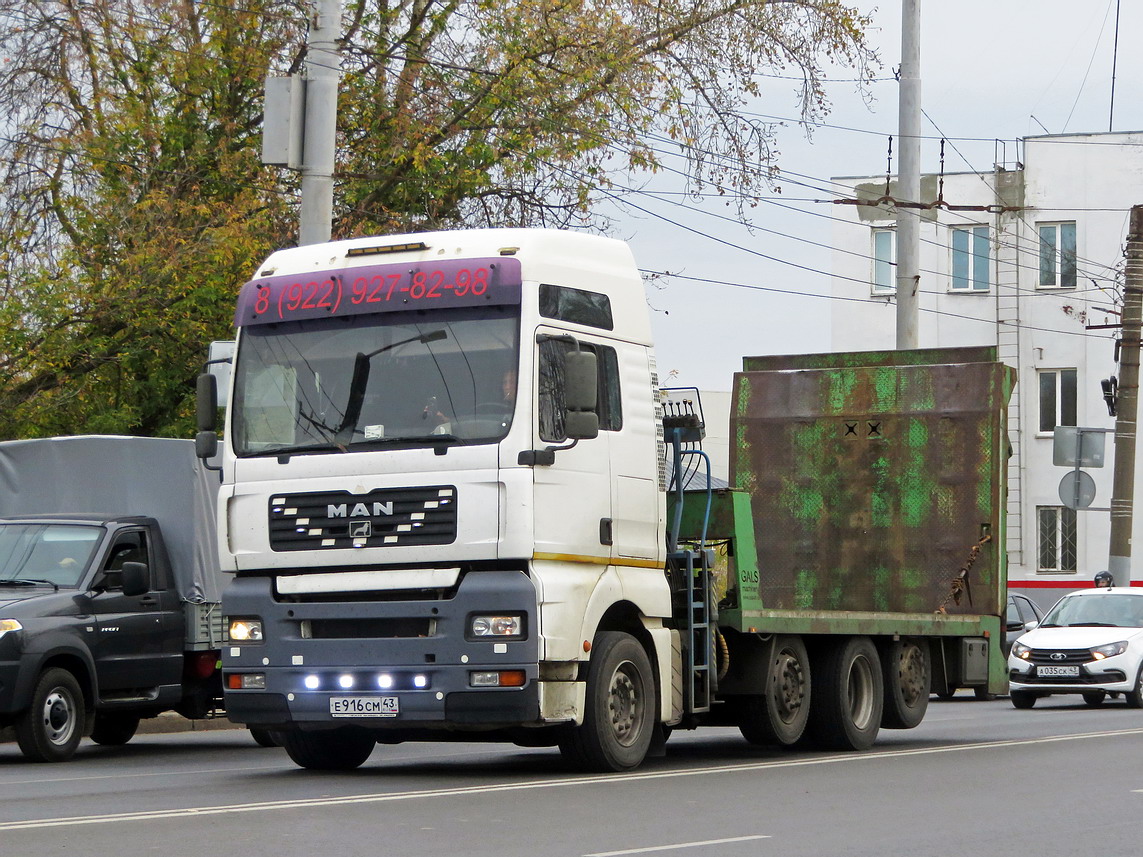 Кировская область, № Е 916 СМ 43 — MAN (общая модель)