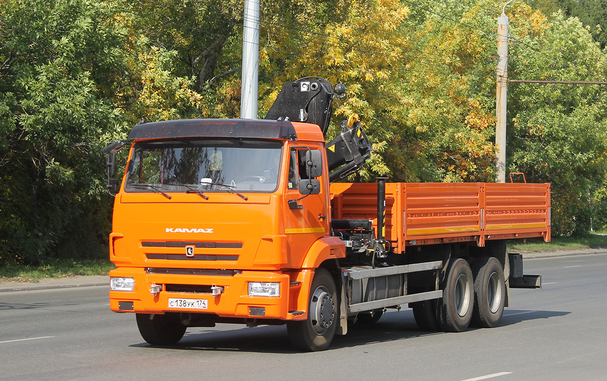 Челябинская область, № С 138 УК 174 — КамАЗ-65115-50