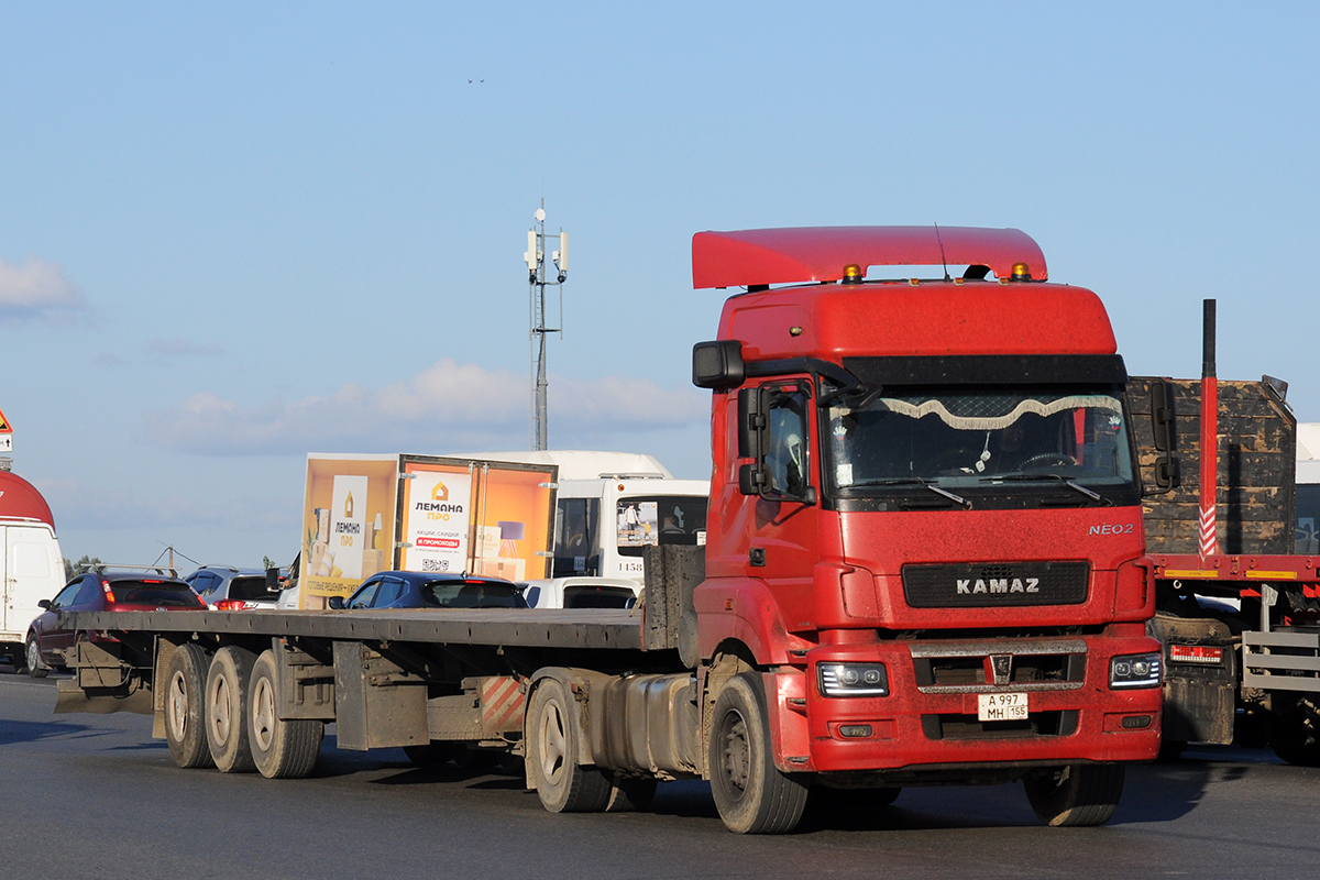 Омская область, № А 997 МН 155 — КамАЗ-5490-S5(87)
