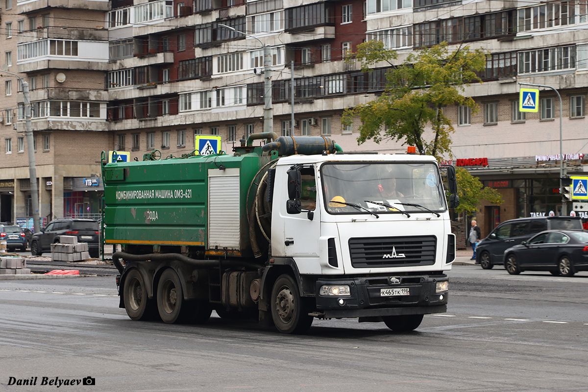 Санкт-Петербург, № К 465 ТК 198 — МАЗ-6312C3