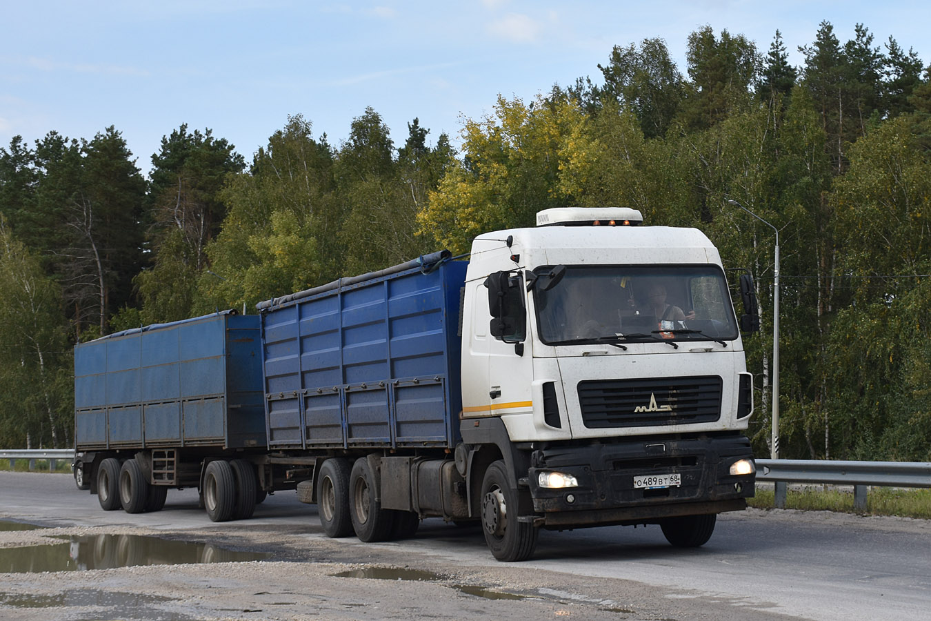 Тамбовская область, № О 489 ВТ 68 — МАЗ-6312B9