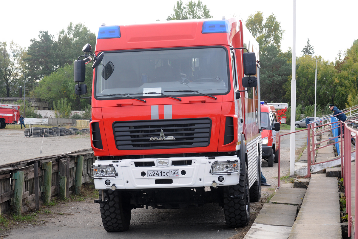 Омская область, № А 241 СС 155 — МАЗ-5309C5; Омская область — Пожарный биатлон-2026