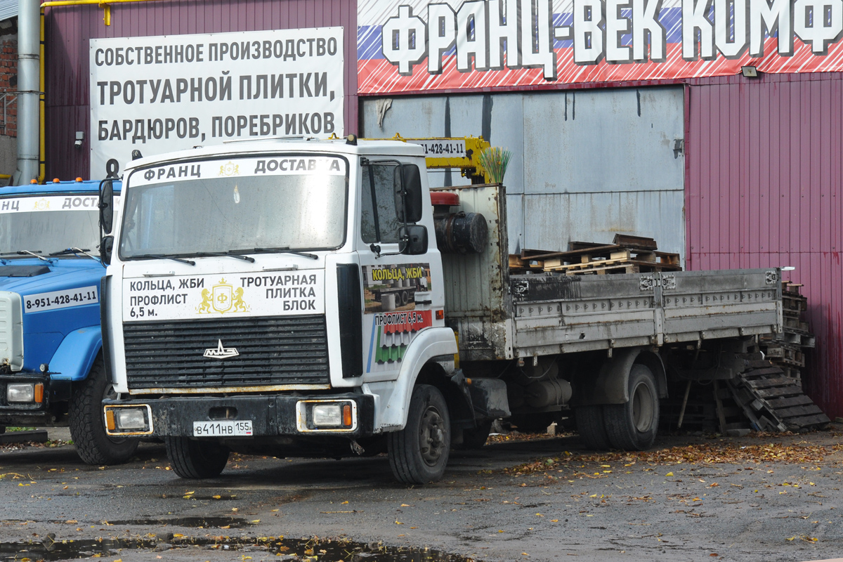 Омская область, № В 411 НВ 155 — МАЗ-437041
