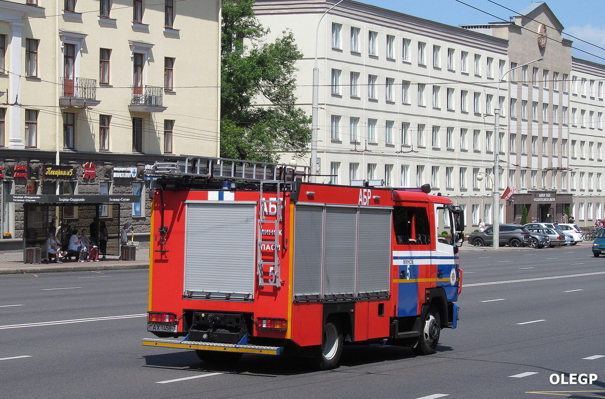 Минск, № АХ 1458-7 — МАЗ-437121