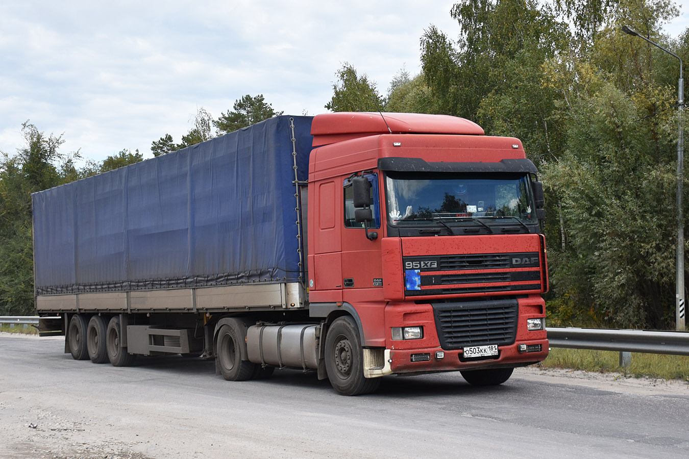 Луганская область, № О 503 КК 181 — DAF 95XF FT