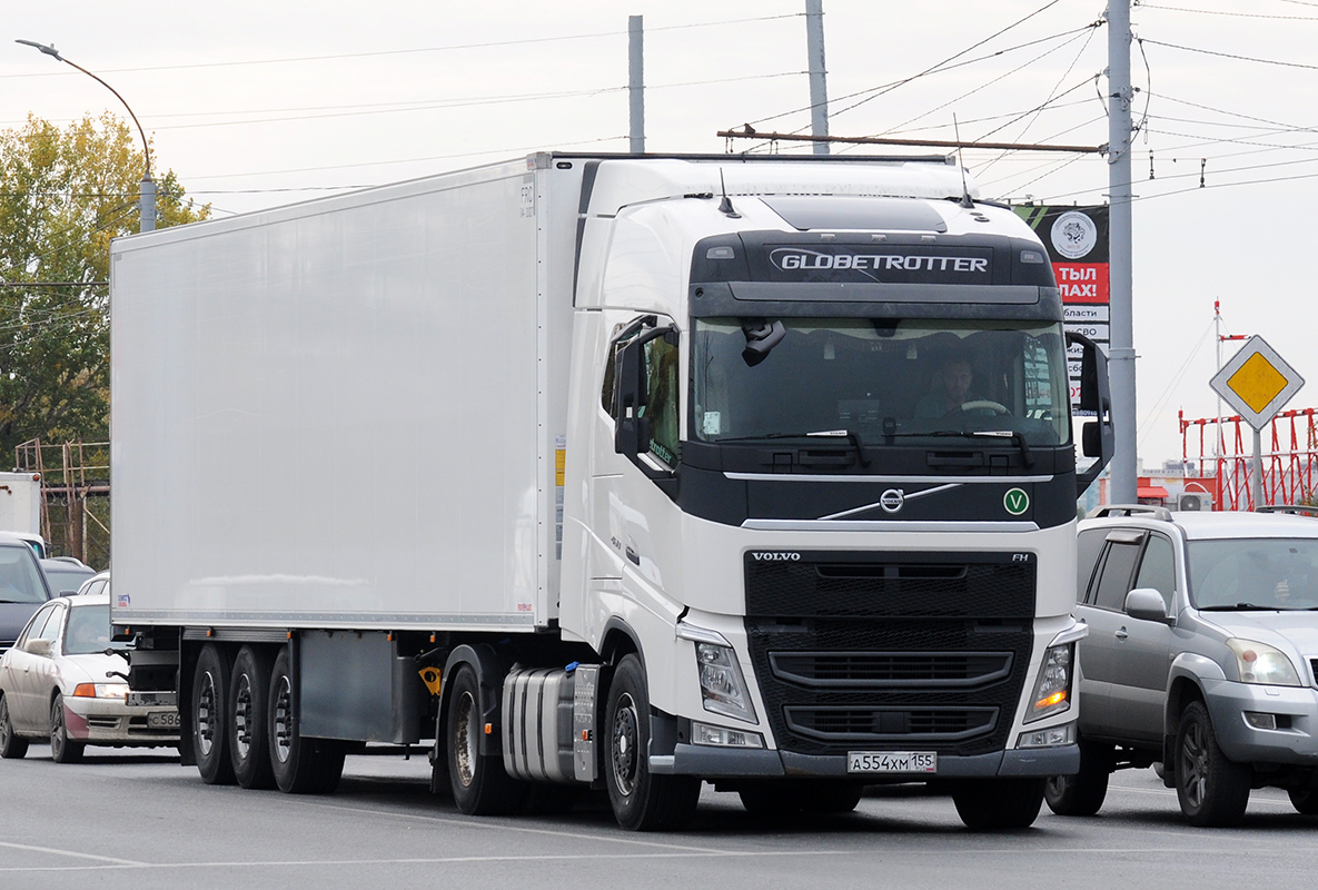 Омская область, № А 554 ХМ 155 — Volvo ('2012) FH.460 [X9P]