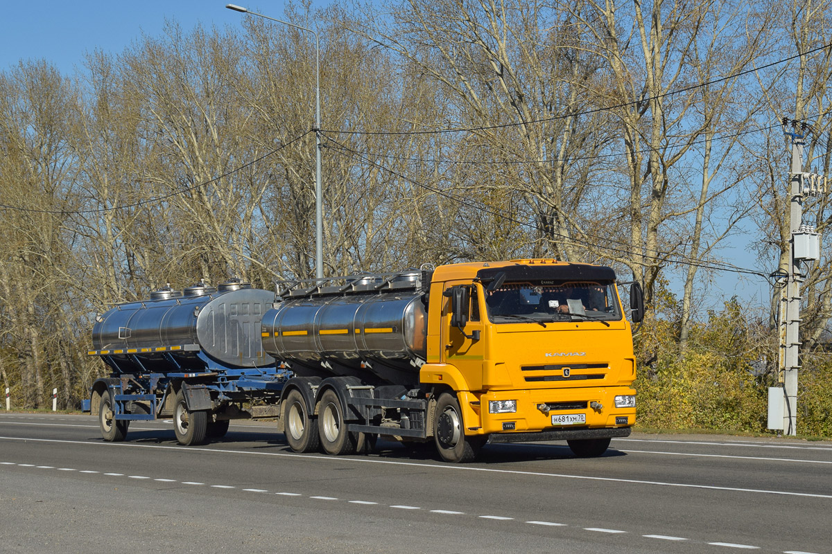 Томская область, № Н 681 ХМ 70 — КамАЗ-65115-A5(48)