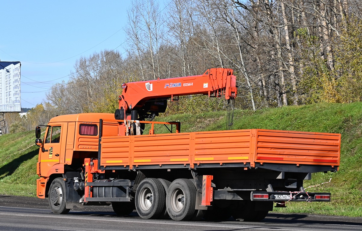 Кемеровская область, № С 827 НО 142 — КамАЗ-65115-A5(48)