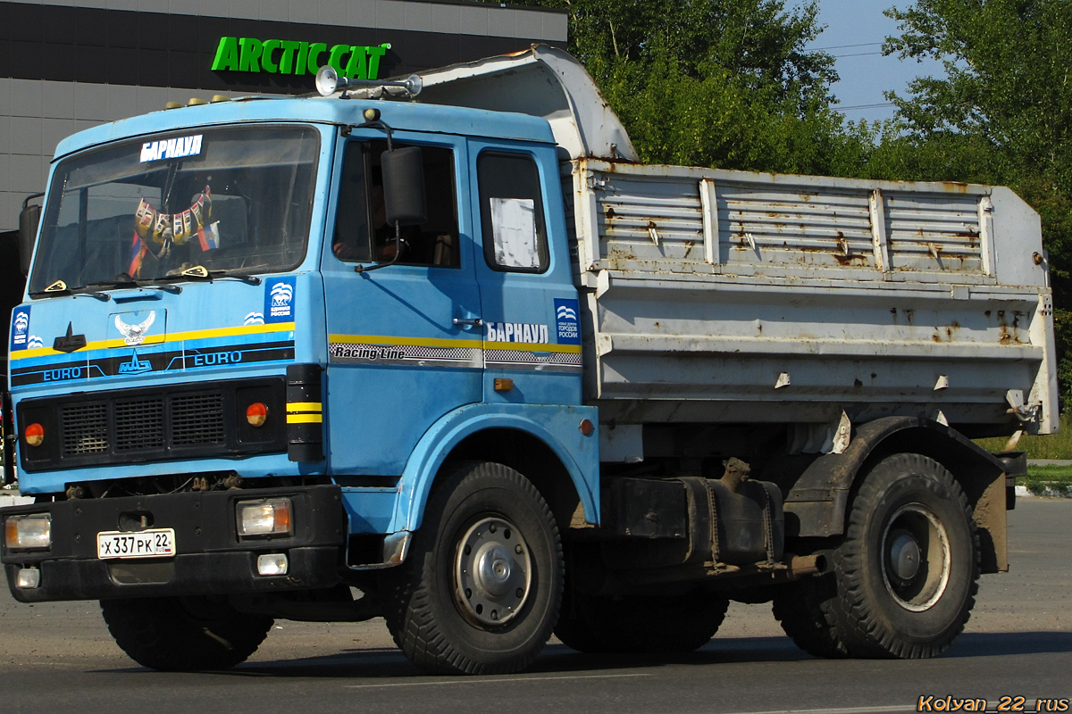 Алтайский край, № Х 337 РК 22 — МАЗ-5551 (общая модель)