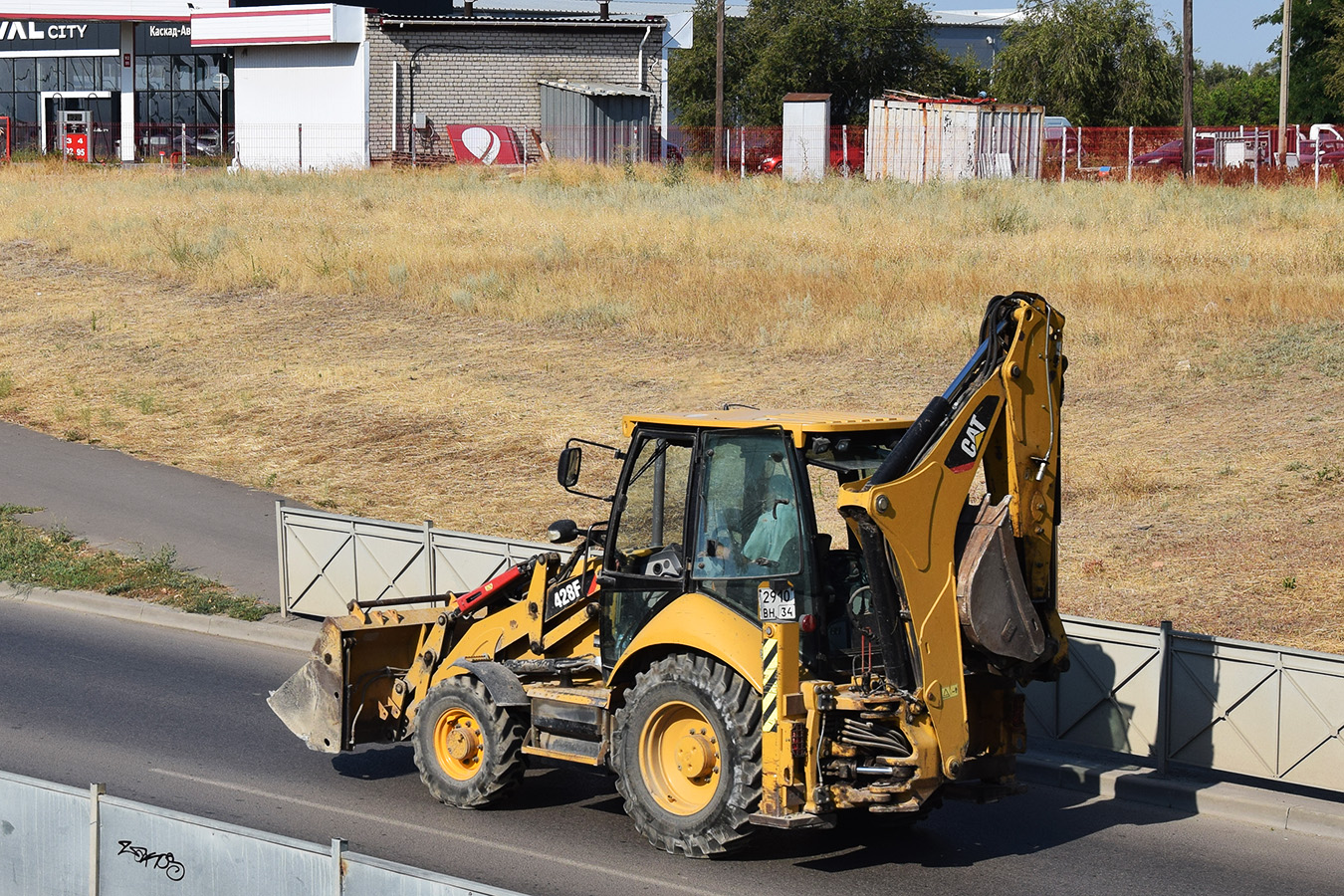 Волгоградская область, № 2910 ВН 34 — Caterpillar 428