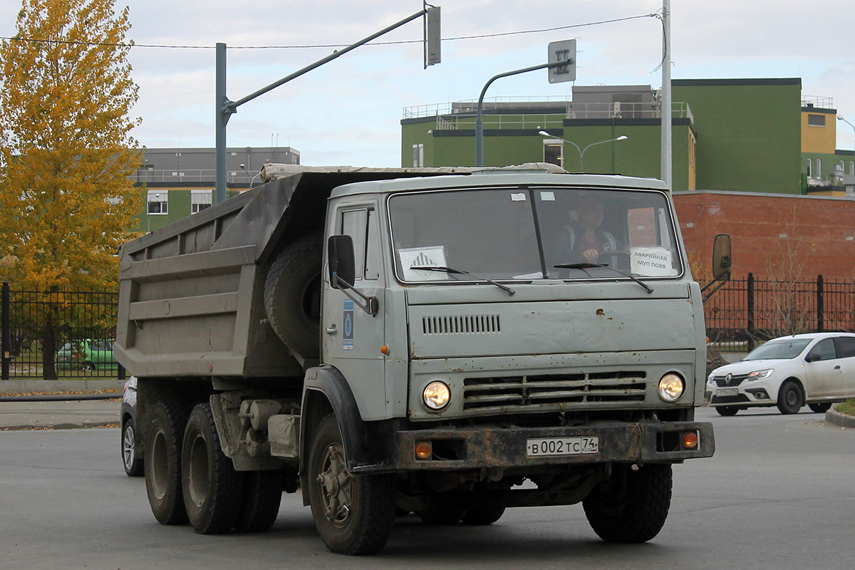 Челябинская область, № В 002 ТС 74 — КамАЗ-55111 [551110]