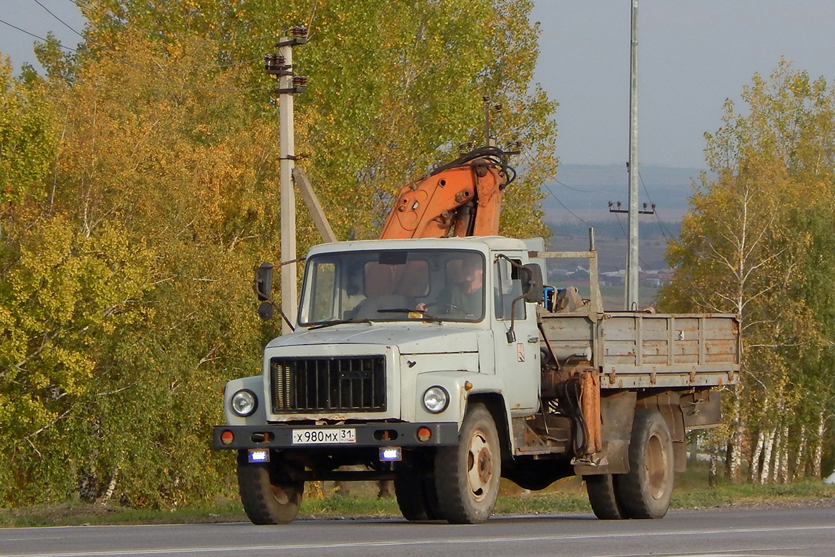 Белгородская область, № Х 980 МХ 31 — ГАЗ-3307