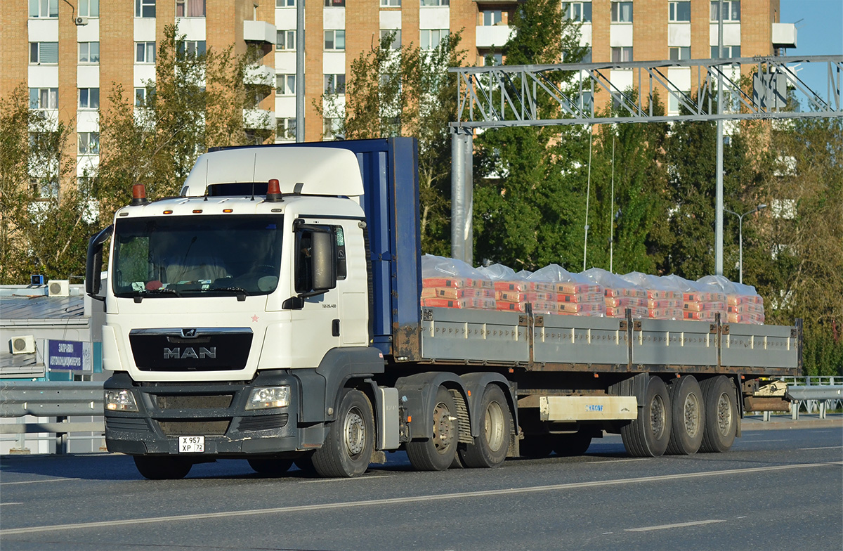 Тюменская область, № Х 957 ХР 72 — MAN TGS 26.400