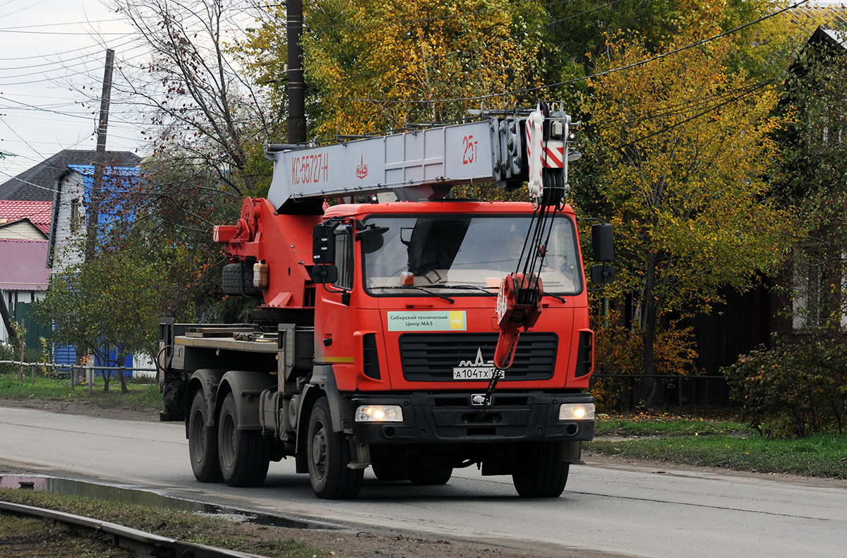 Омская область, № А 104 ТХ 155 — МАЗ (общая модель)