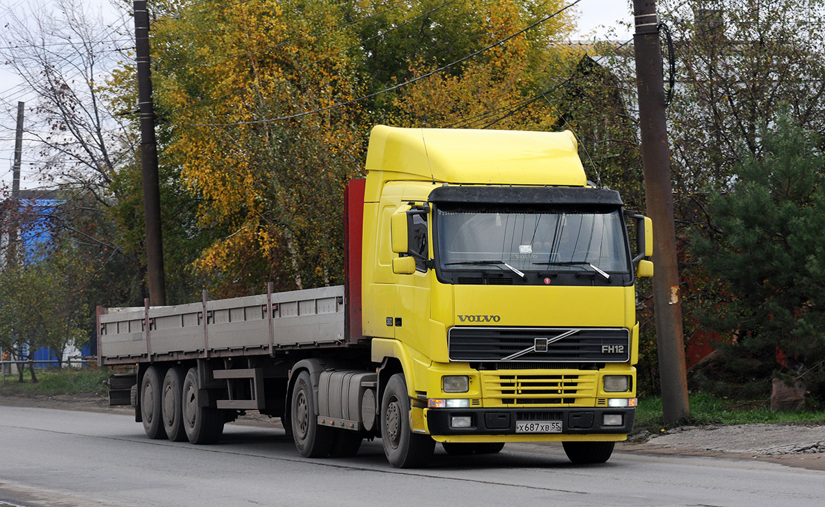 Омская область, № Х 687 ХВ 55 — Volvo ('1993) FH12.380