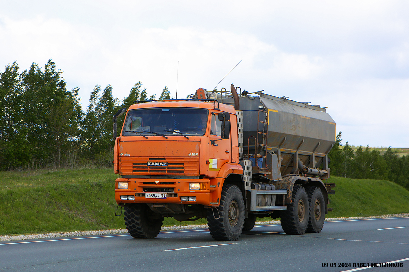 Самарская область, № К 489 АУ 763 — КамАЗ-65225 (общая модель)