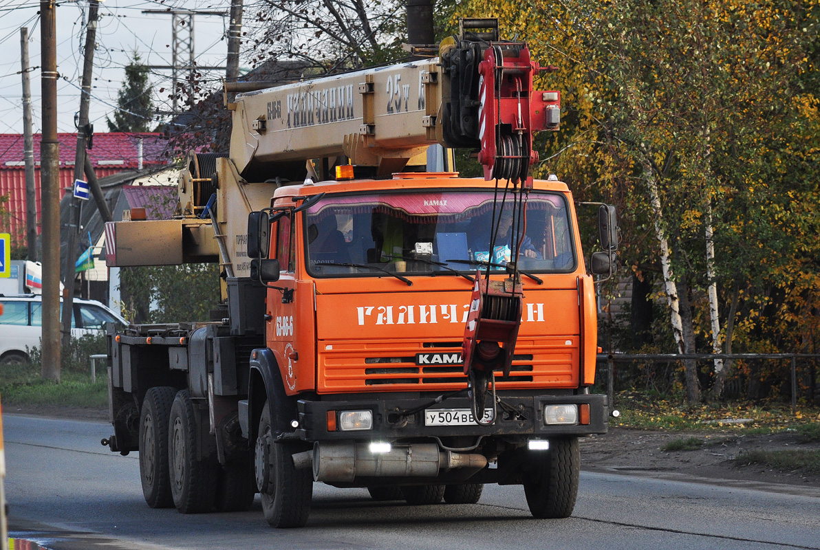 Омская область, № У 504 ВВ 55 — КамАЗ-65115-62