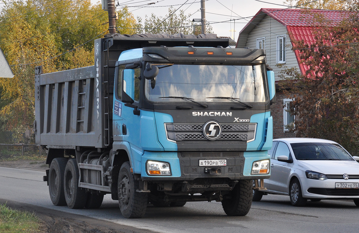 Омская область, № А 190 РВ 155 — Shaanxi Shacman X3000 SX3258