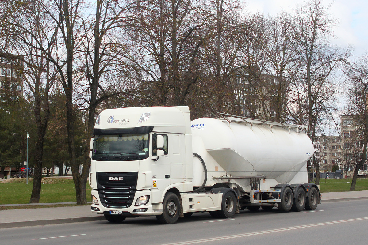 Литва, № MHY 984 — DAF XF Euro6 FT