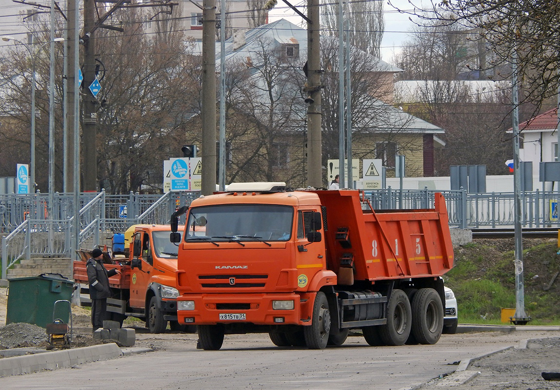 Белгородская область, № Х 815 ТВ 31 — КамАЗ-65115-42