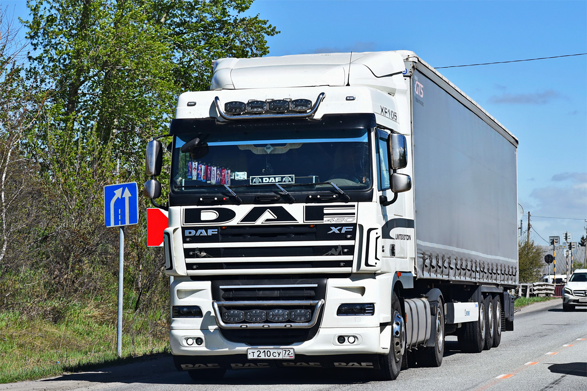 Тюменская область, № Т 210 СУ 72 — DAF XF105 FT