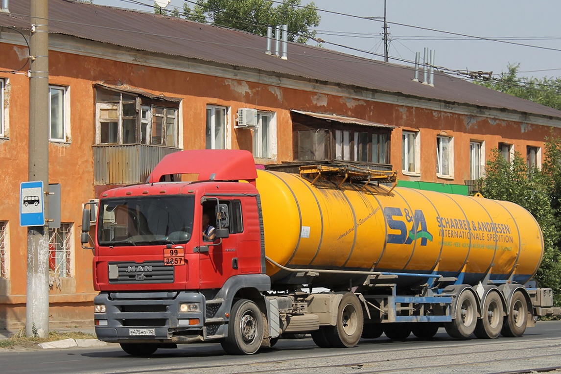 Башкортостан, № Е 475 НО 702 — MAN TGA 18.360