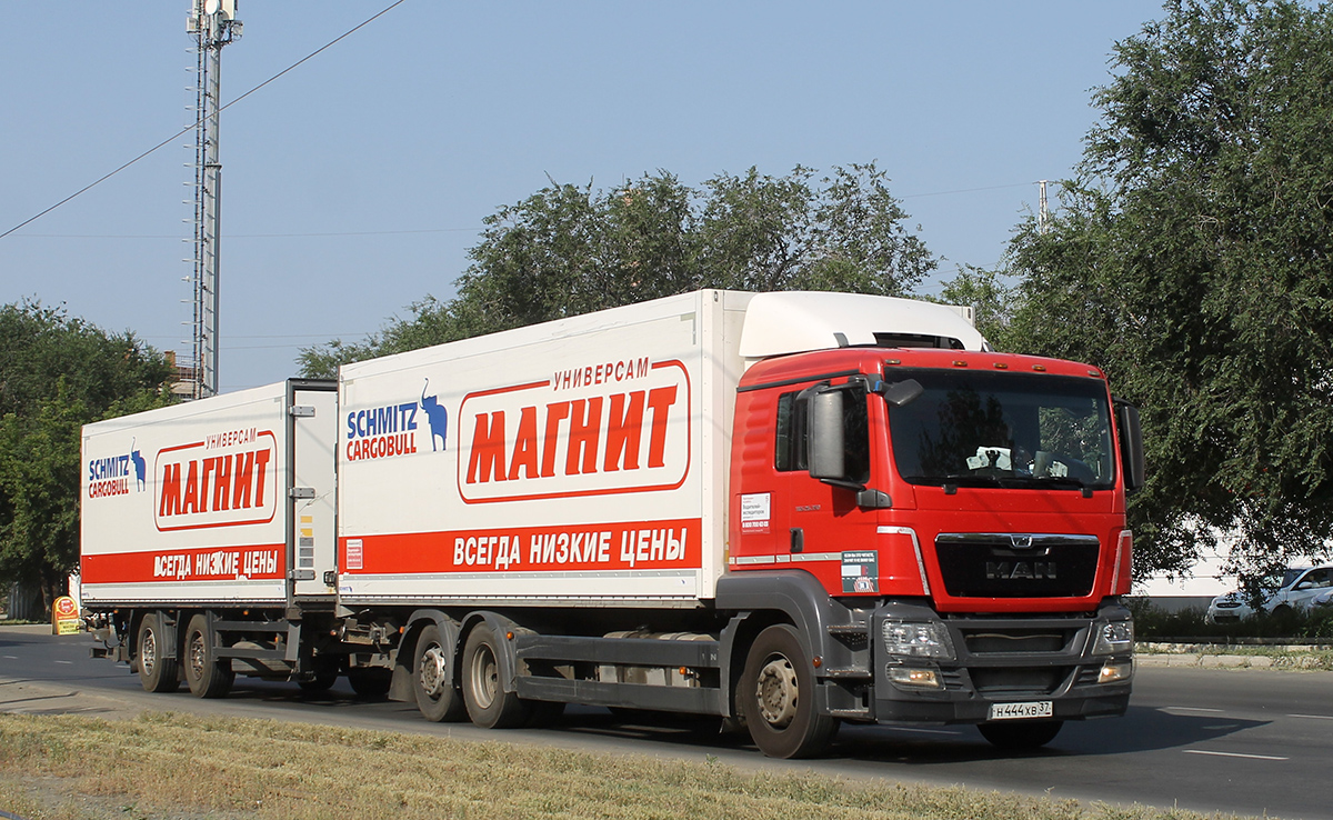 Оренбургская область, № Н 444 ХВ 37 — MAN TGS (общая модель)