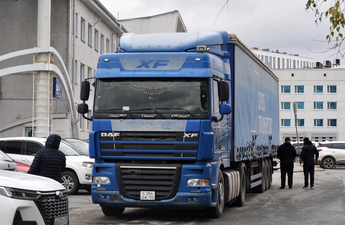 Челябинская область, № С 254 ОК 174 — DAF XF105 FT