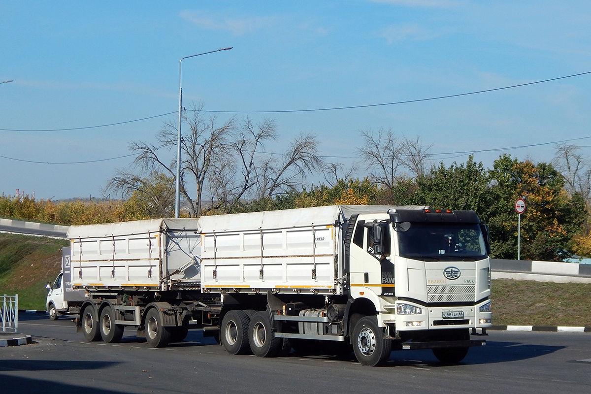 Тамбовская область, № С 587 АУ 68 — FAW J6 (общая модель)
