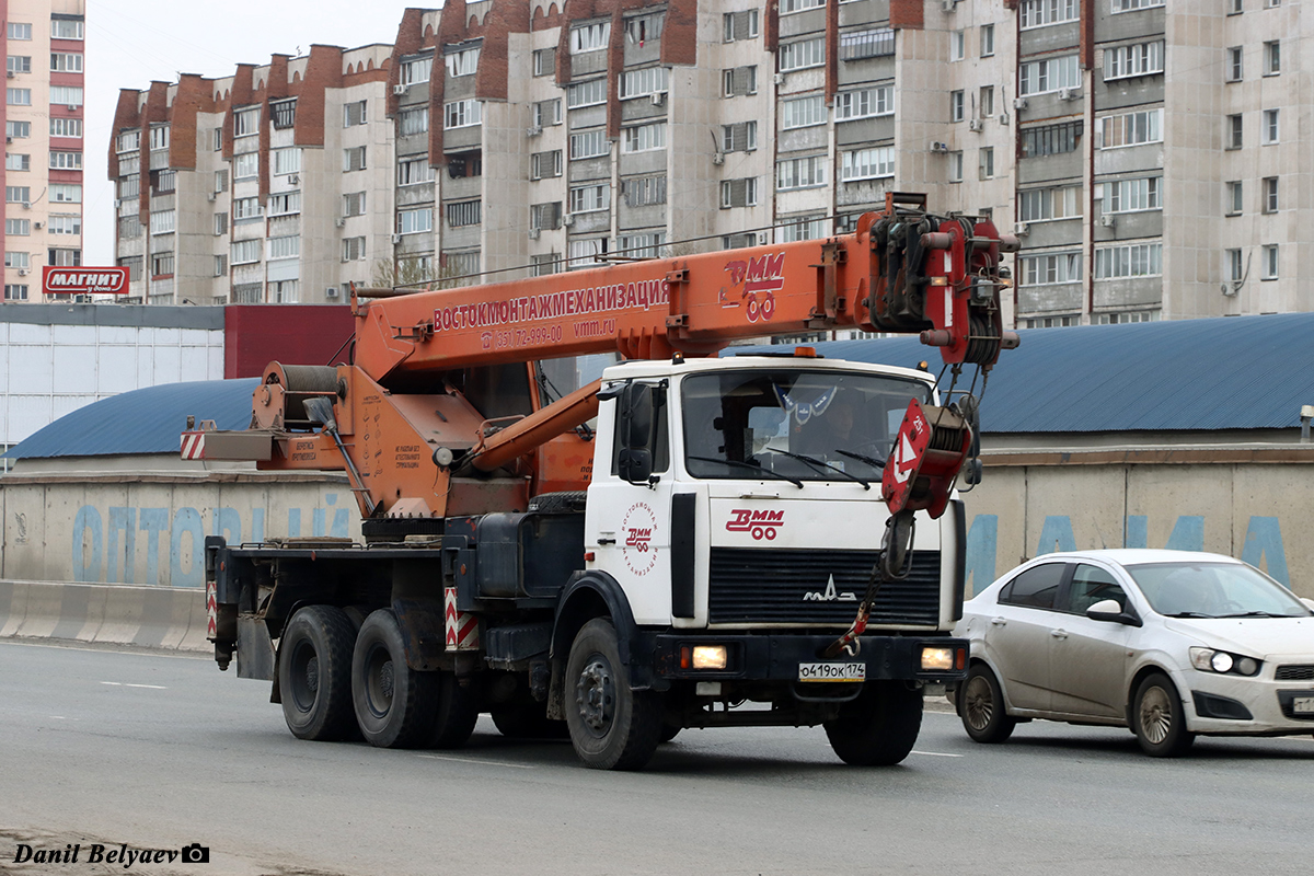 Челябинская область, № О 419 ОК 174 — МАЗ-6303 (общая модель)