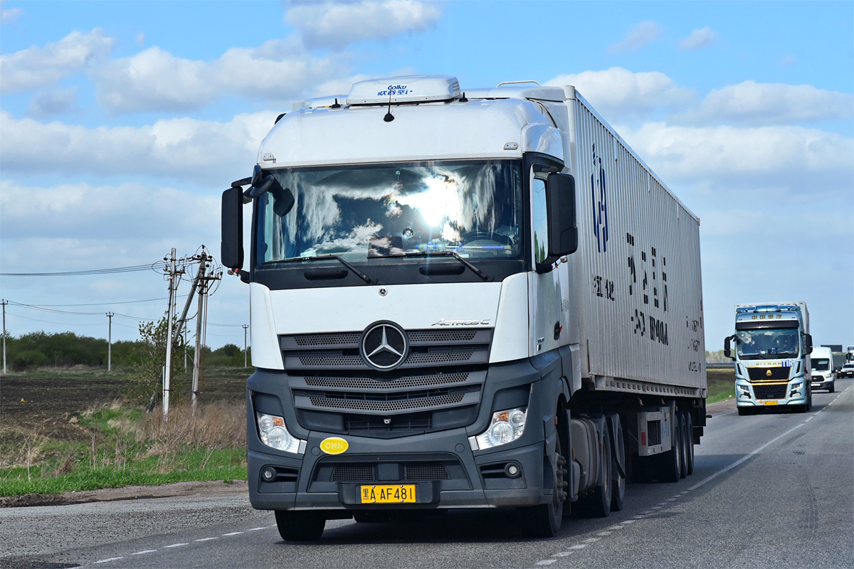 Китай, № 黑A-AF481 — Mercedes-Benz Actros ('2022) [LRD]