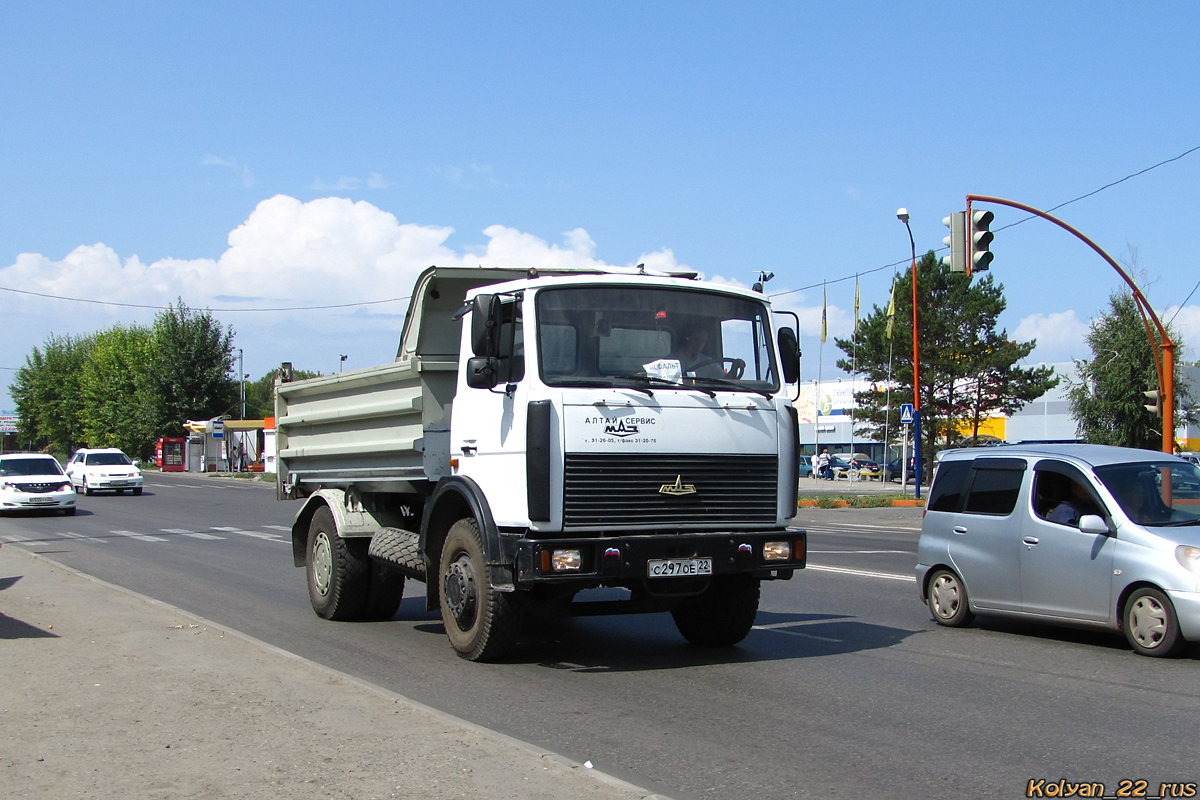 Алтайский край, № С 297 ОЕ 22 — МАЗ-555102