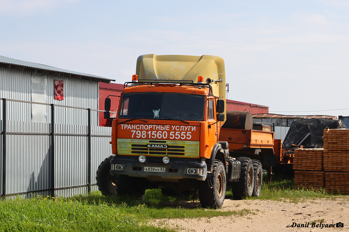 Ненецкий автономный округ, № А 838 КК 83 — КамАЗ-43118-10 [43118K]