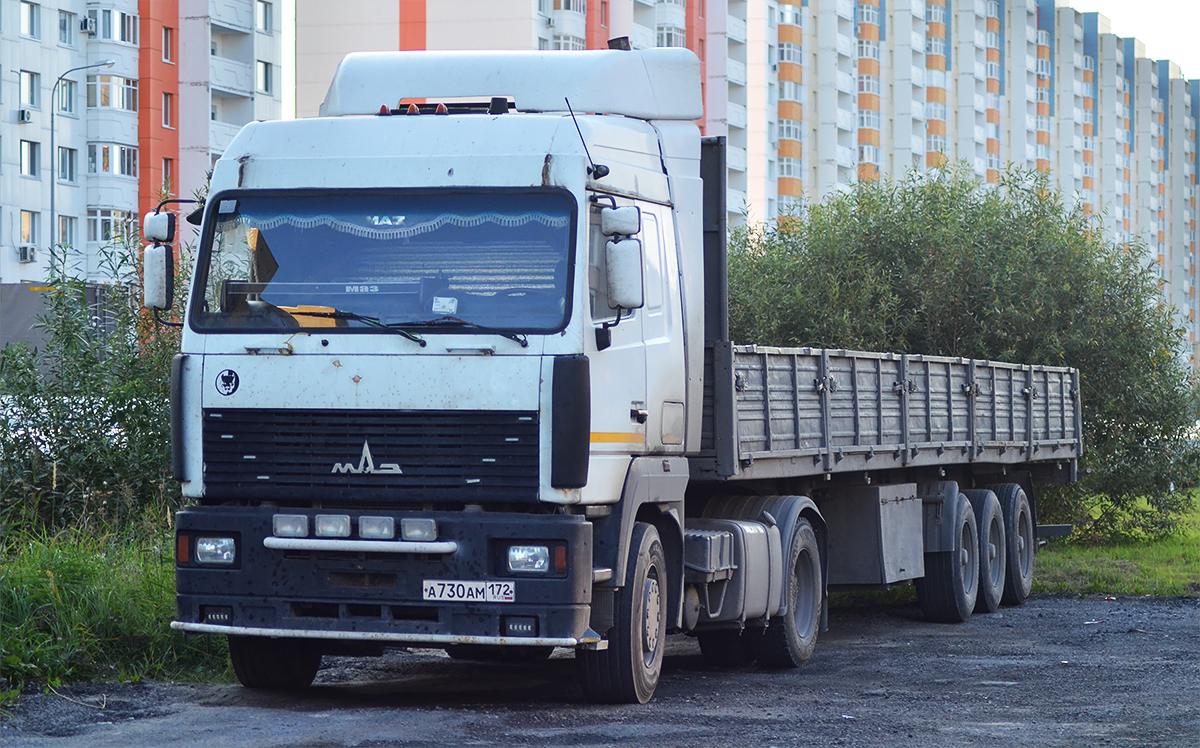 Тюменская область, № А 730 АМ 172 — МАЗ-5440A5