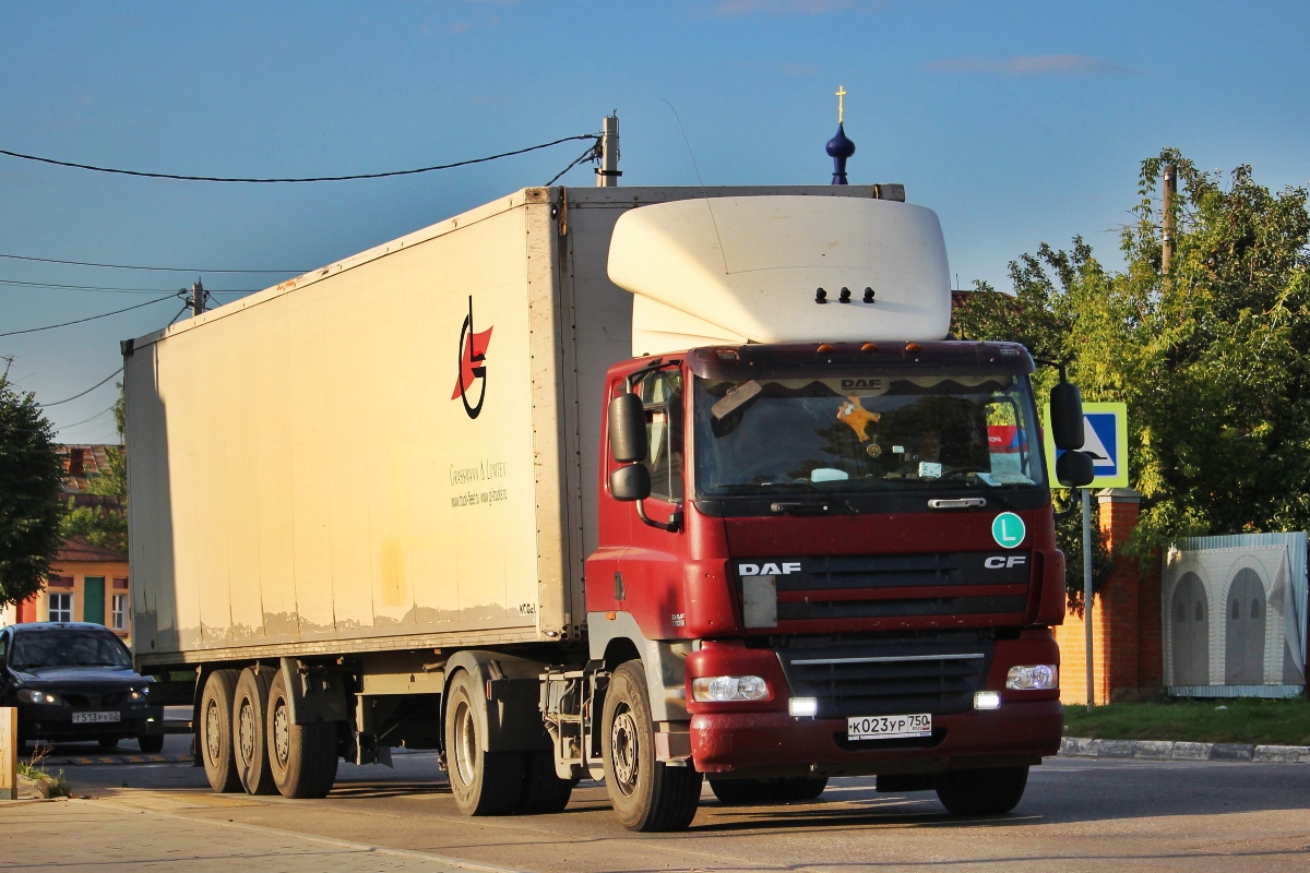 Московская область, № К 023 УР 750 — DAF CF85 FT