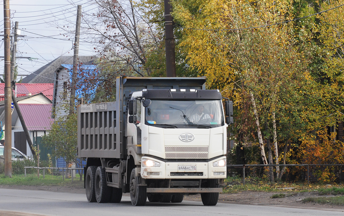 Омская область, № В 446 НС 155 — FAW J6 CA3250