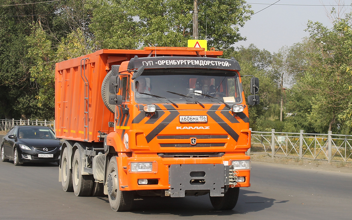 Оренбургская область, № А 606 МА 156 — КамАЗ-6520 (общая модель)