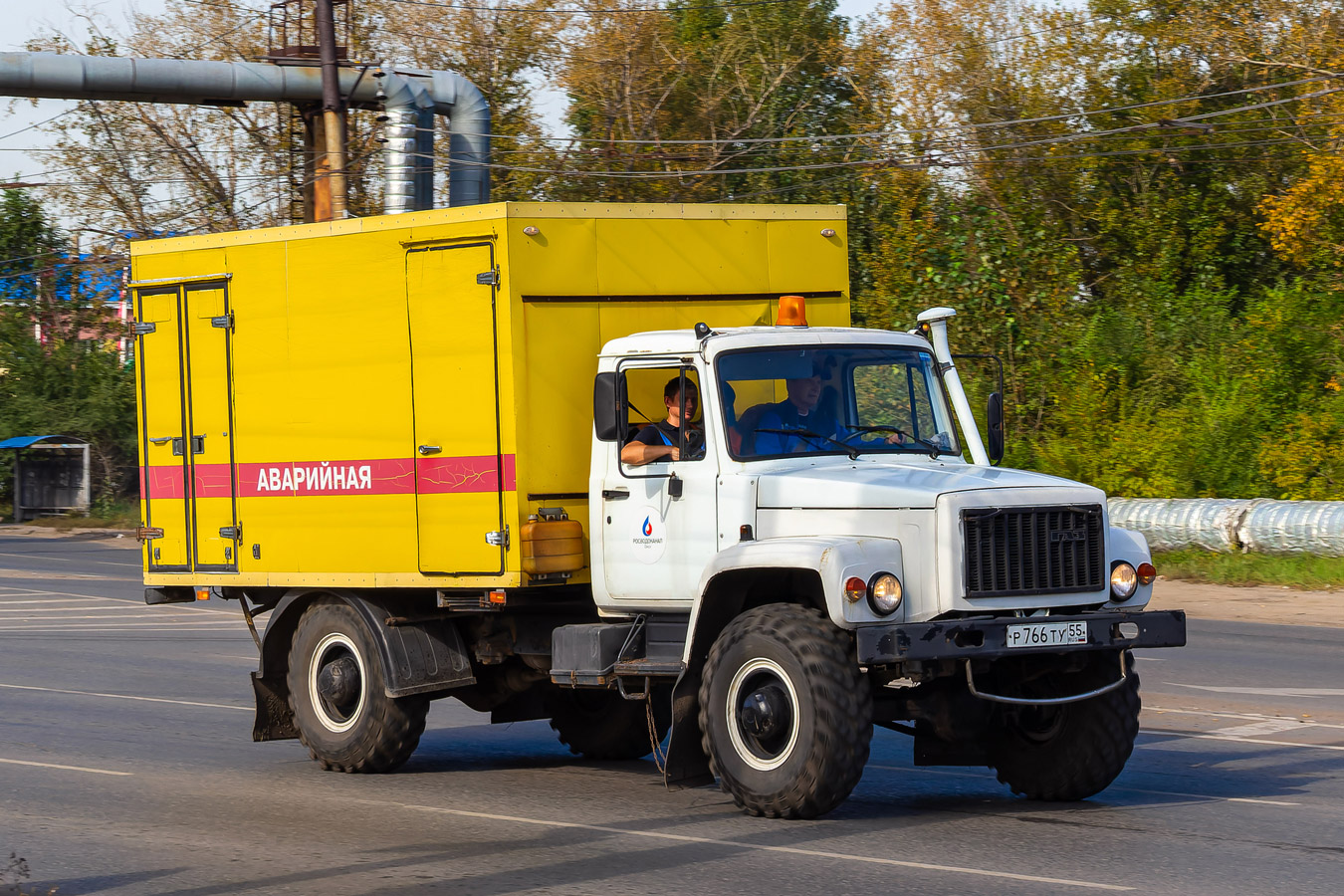 Омская область, № Р 766 ТУ 55 — ГАЗ-33081 «Садко»