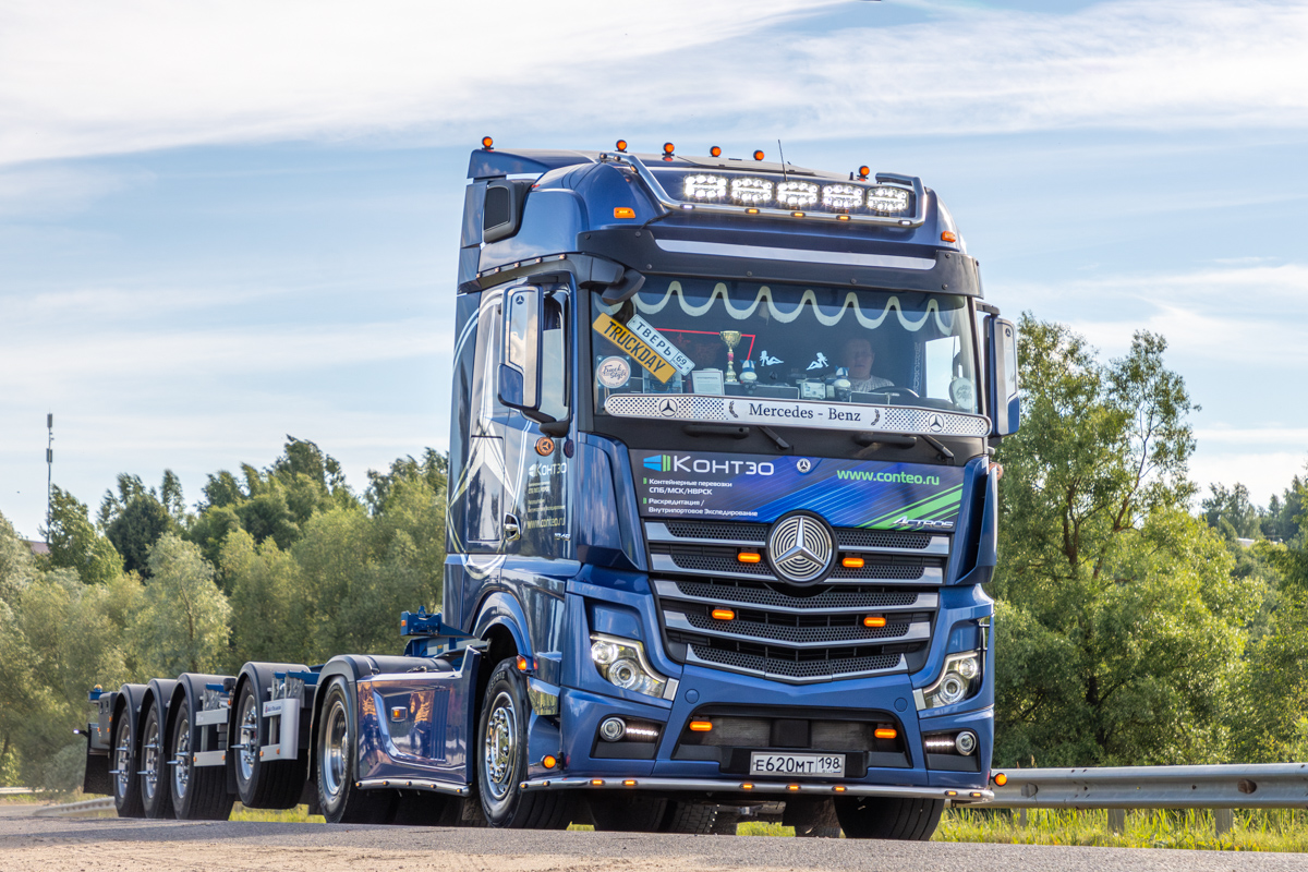 Санкт-Петербург, № Е 620 МТ 198 — Mercedes-Benz Actros '18 1845 [Z9M]; Московская область — Фестиваль TruckDay 2026