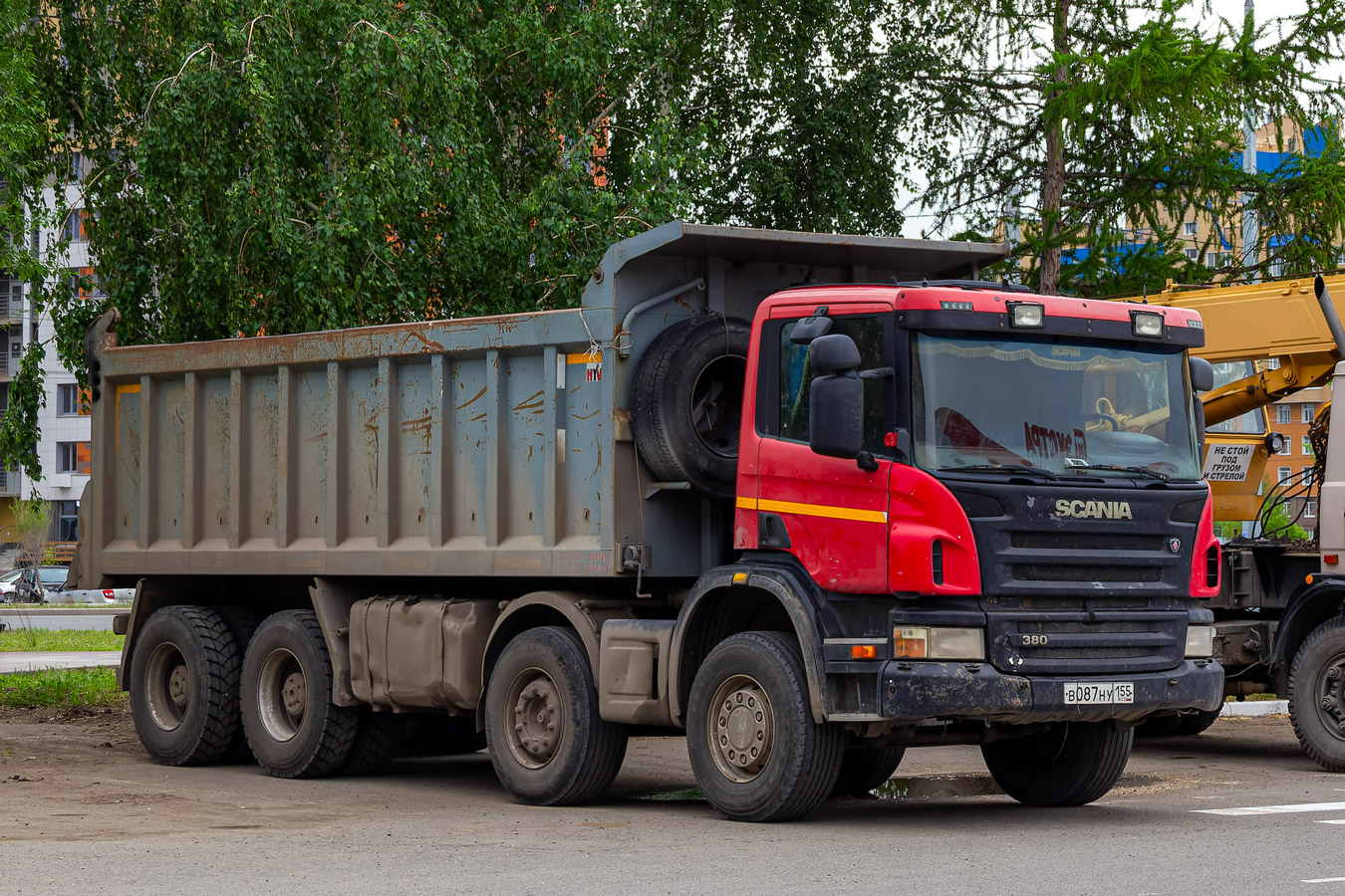 Омская область, № В 087 НУ 155 — Scania ('2004) P380