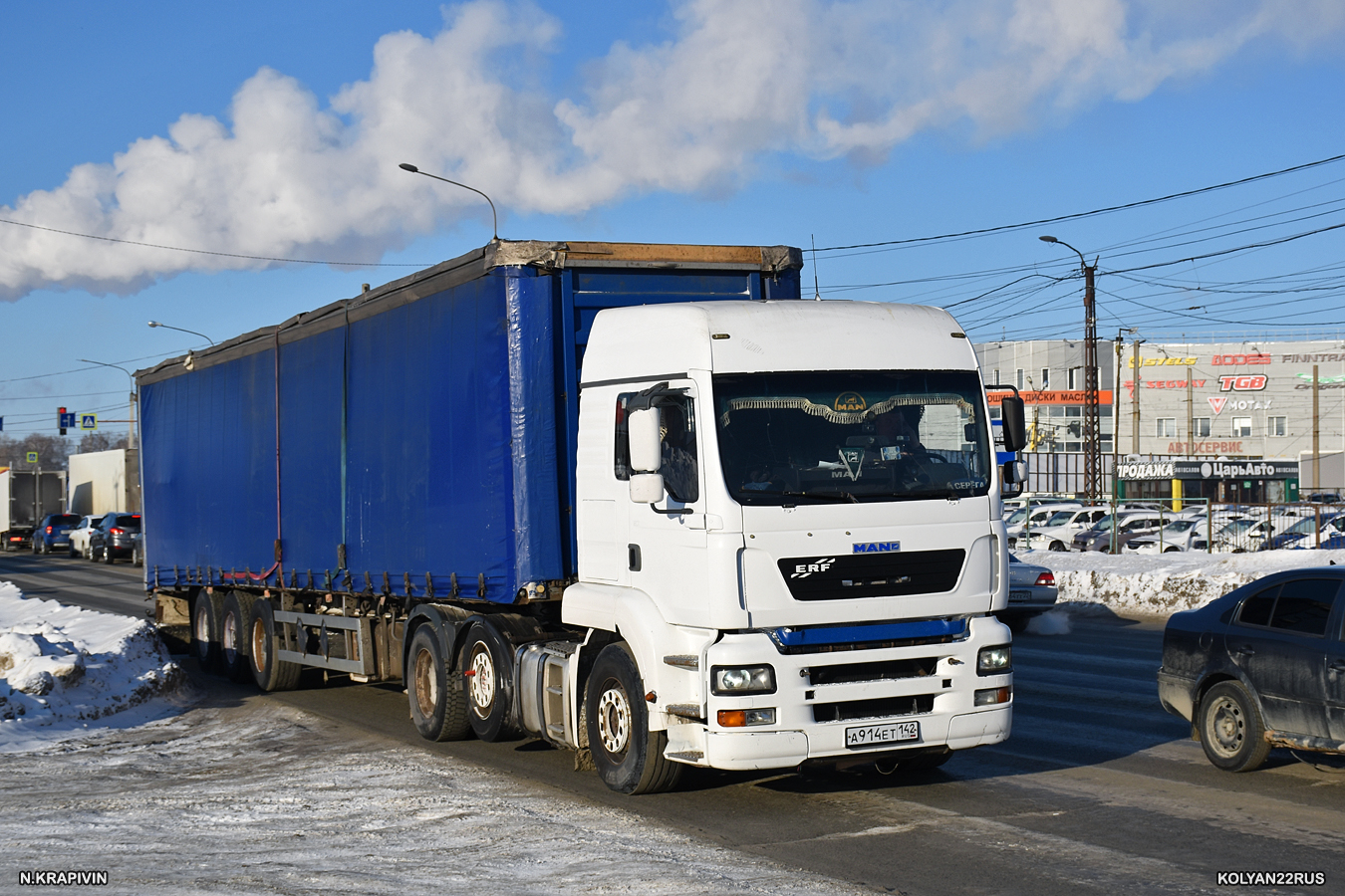Кемеровская область, № А 914 ЕТ 142 — ERF ECT