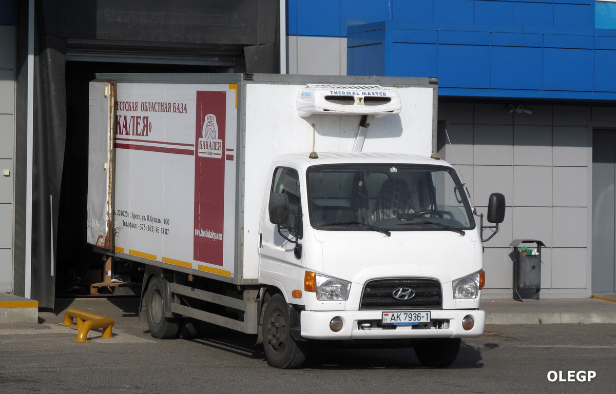 Брестская область, № АК 7936-1 — Hyundai e-Mighty ('04 общая модель)
