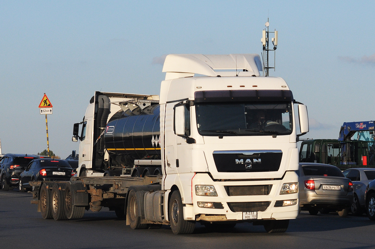 Омская область, № А 233 НН 155 — MAN TGX 18.440