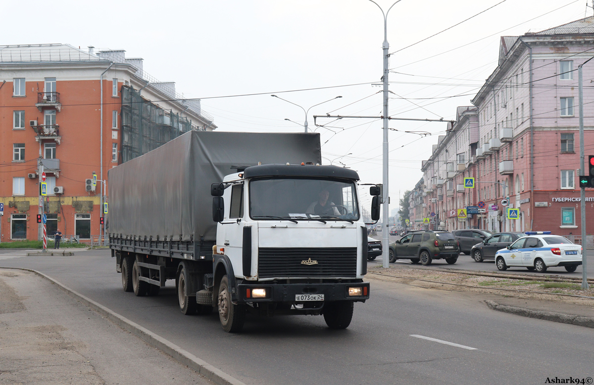 Красноярский край, № Е 073 ОК 24 — МАЗ-54324