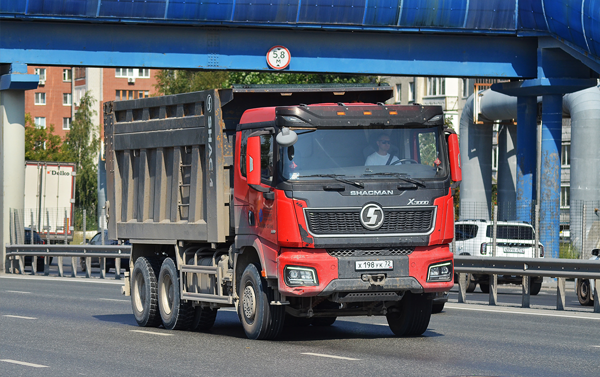 Тюменская область, № Х 198 УК 72 — Shaanxi Shacman X3000 SX3258