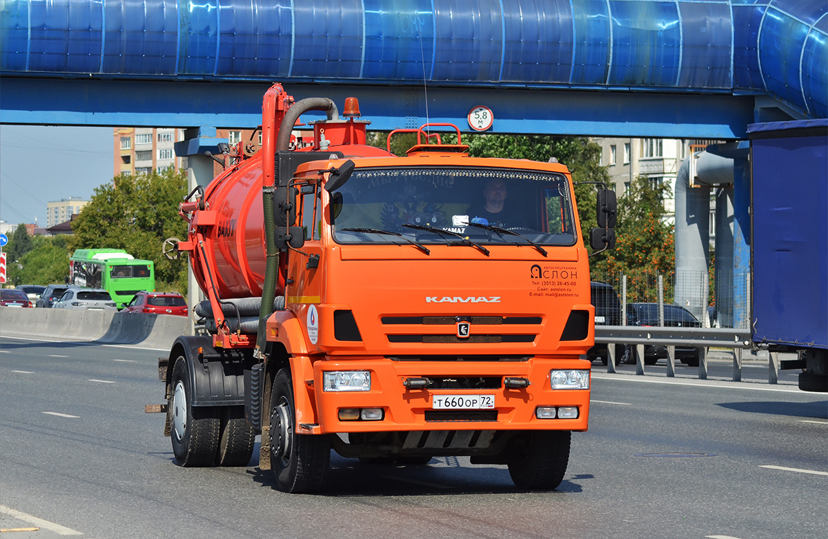 Тюменская область, № Т 660 ОР 72 — КамАЗ-53605 (общая модель)