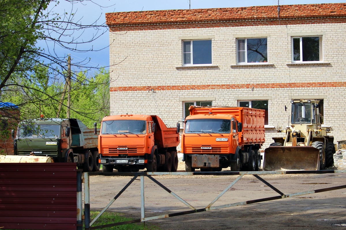 Тамбовская область, № К 452 НН 68 — КамАЗ-55111-15 [55111R]; Тамбовская область, № Н 708 ТМ 68 — КамАЗ (общая модель); Тамбовская область — Разные фотографии (Автомобили); Тамбовская область — Спецтехника с нечитаемыми на фото номерами
